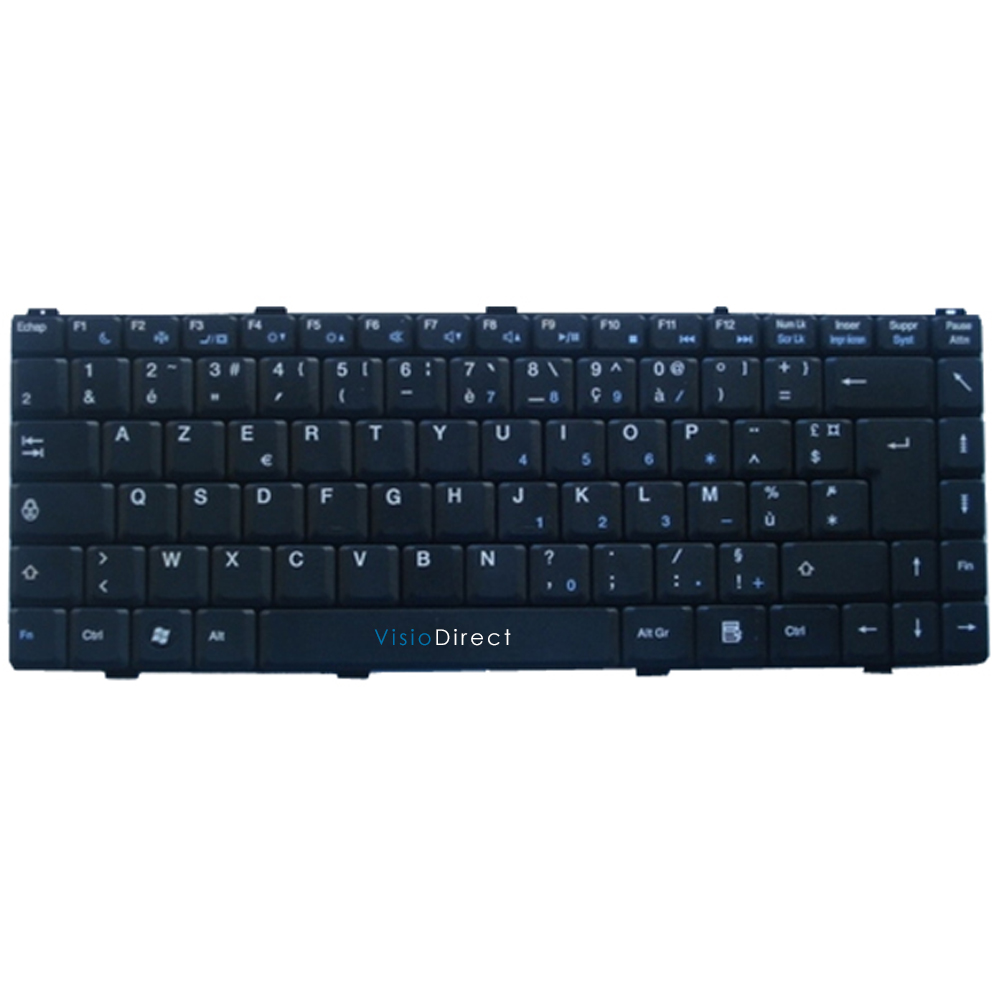 Clavier Français AZERTY Noir ...