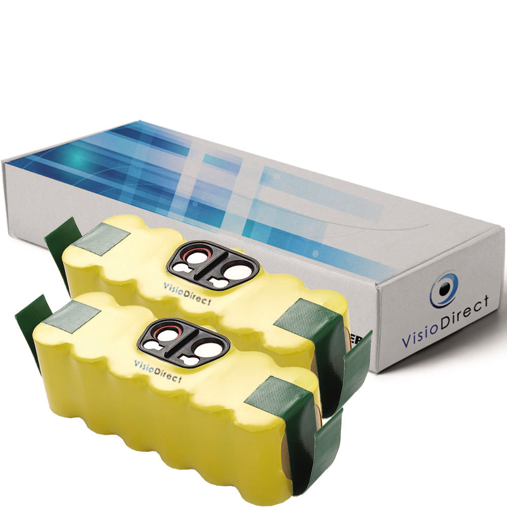 Lot de 2 batteries pour IROBOT...