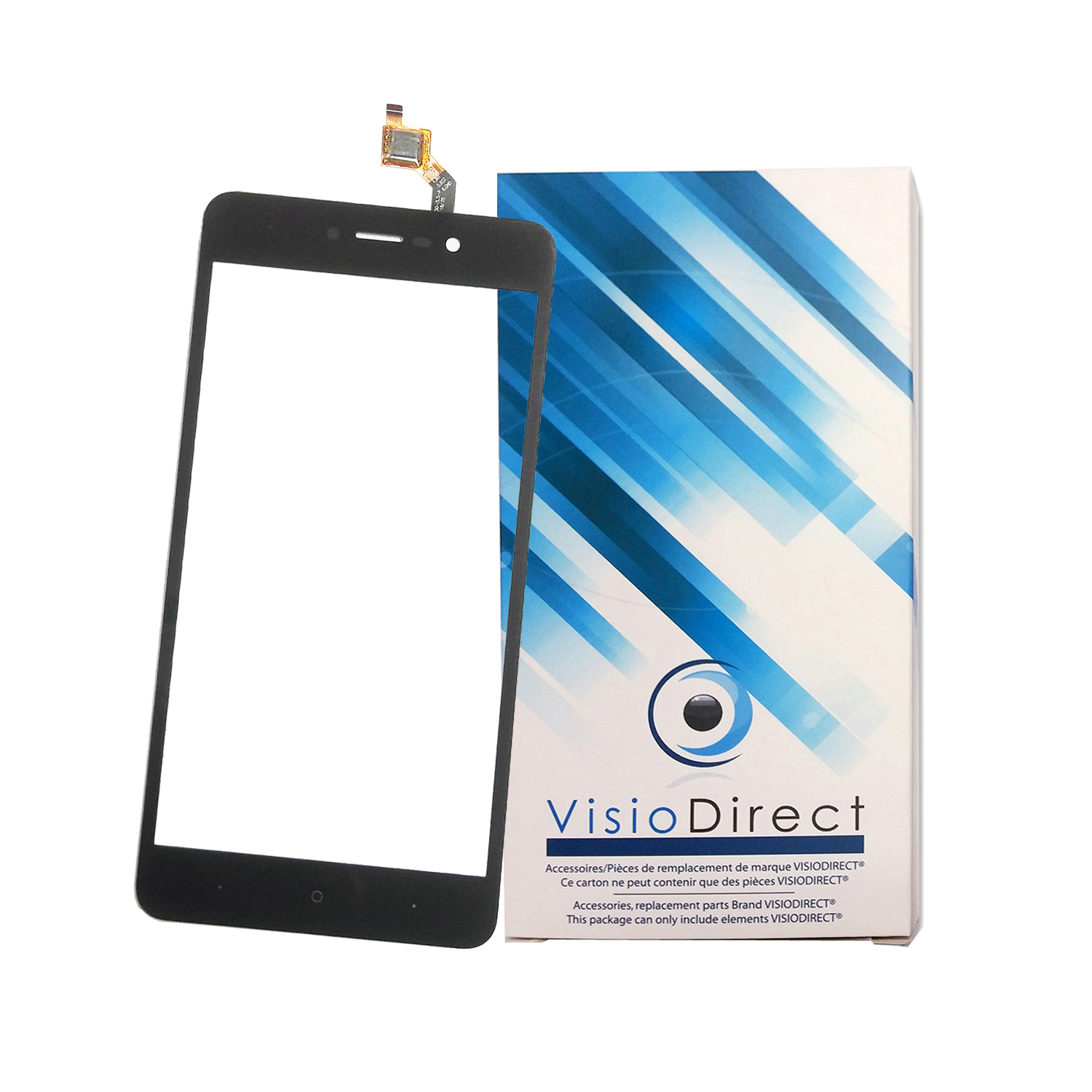 Visiodirect®Vitre ecran tacti...