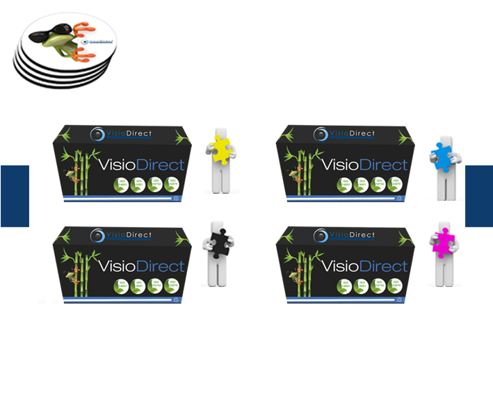 Pack de 4 Toner cartouche d'en...